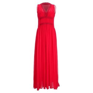 Pre Loved Philosophy By Lorenzo Serafini Vintage Women red Maxi